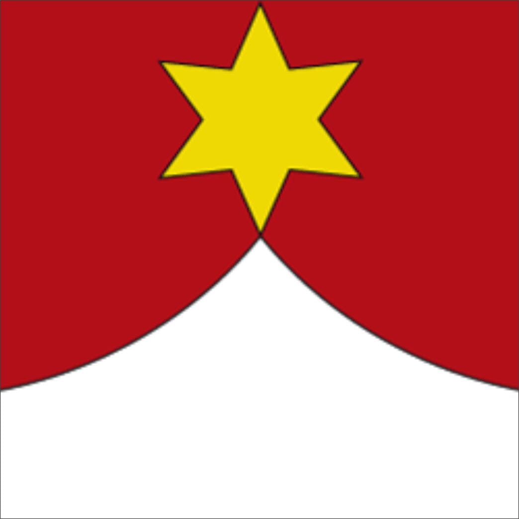 Fahne Gemeinde 3636 L&auml;ngenb&uuml;hl Ehemalige Gemeinde (BE) | 30 x 30 cm und Gr&ouml;sser - Bild 1